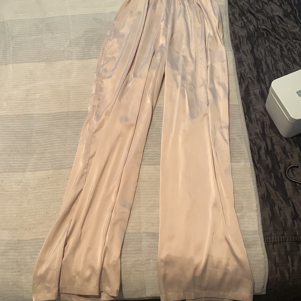 Nasty Gal beige jumpsuit halter top - Picture 9 of 11